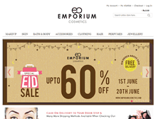 Tablet Screenshot of emporiumcosmetics.com